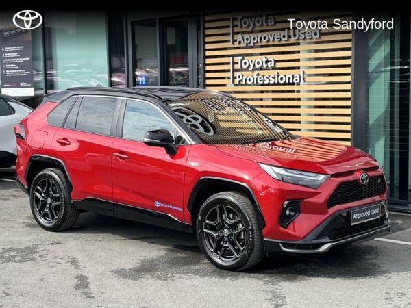 Toyota RAV4 Estate, Petrol Plug-in Hybrid, 2024, Red