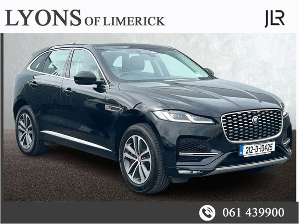 Jaguar F-Pace SUV, Petrol Plug-in Hybrid, 2021, Black