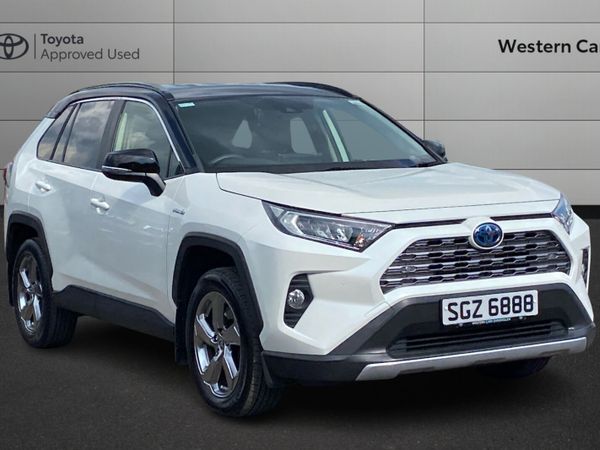 Toyota RAV4 SUV, Petrol Hybrid, 2020, White