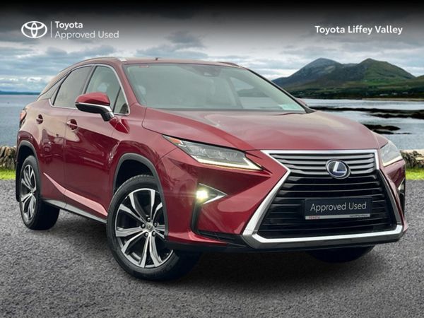 Lexus RX450H Estate, Petrol Hybrid, 2018, Red