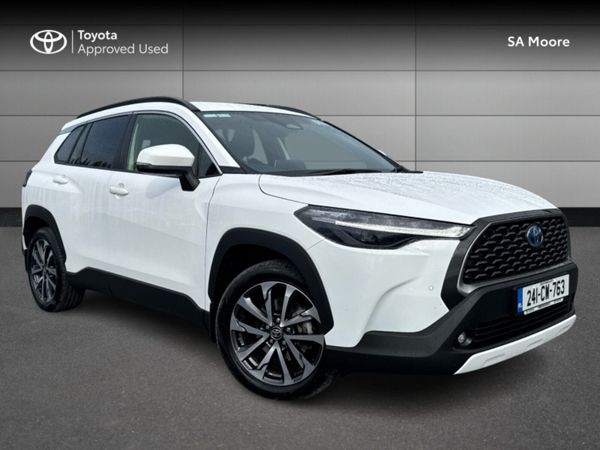 Toyota Corolla Cross Hatchback, Petrol Hybrid, 2024, White