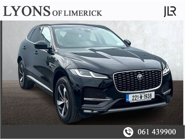Jaguar F-Pace SUV, Petrol Plug-in Hybrid, 2022, Black