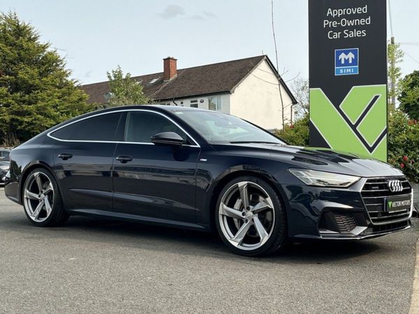 Audi A7 Hatchback, Petrol Plug-in Hybrid, 2020, Blue