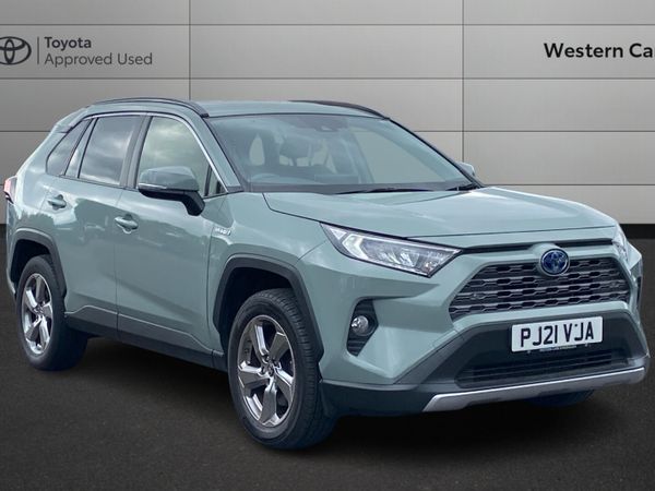 Toyota RAV4 SUV, Petrol Hybrid, 2021, Green