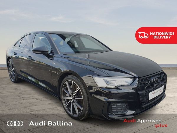 Audi A6 Saloon, Petrol Hybrid, 2024, Black