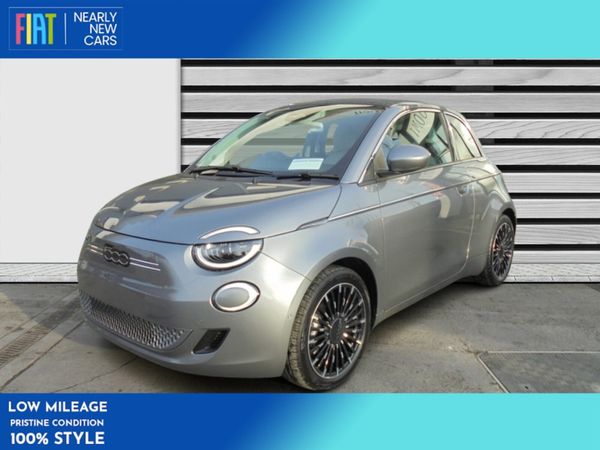 Fiat 500e Convertible, Electric, 2025, Grey