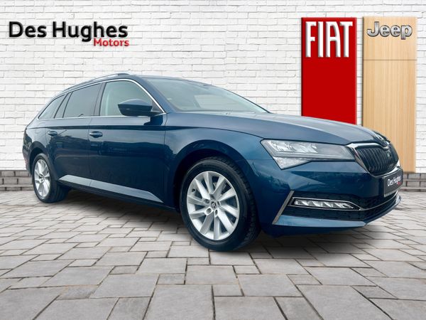 Skoda Superb Estate, Petrol Plug-in Hybrid, 2022, Blue