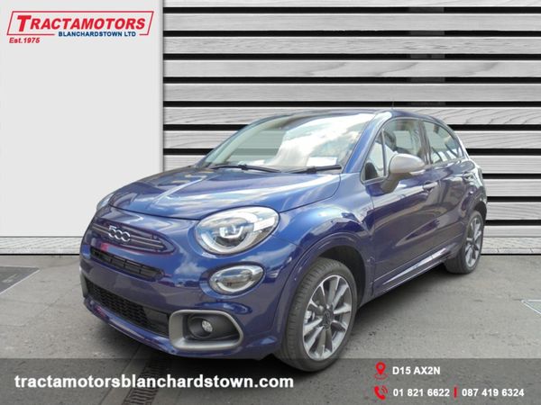 Fiat 500X SUV, Petrol Hybrid, 2025, Blue