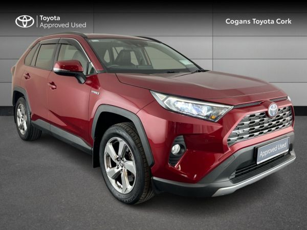 Toyota RAV4 SUV, Petrol Hybrid, 2021, Red