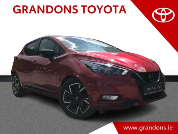 Nissan Micra Hatchback, Petrol, 2023, Red