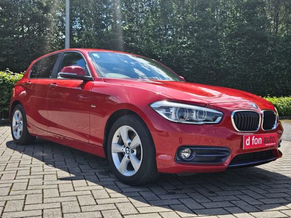 BMW 1-Series Hatchback, Diesel, 2017, Red
