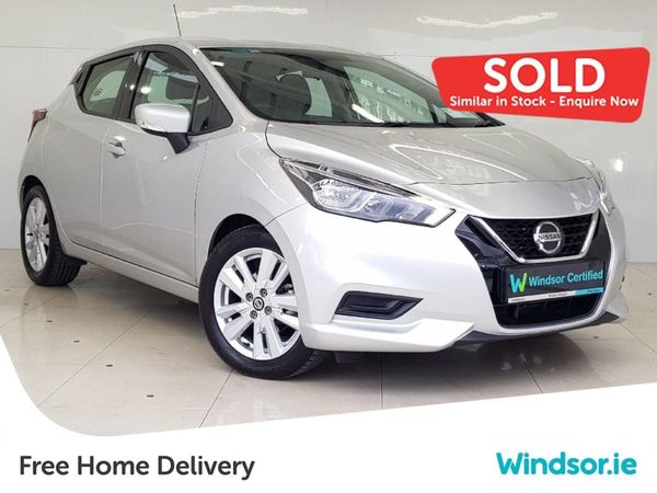 Nissan Micra Hatchback, Petrol, 2021, Silver