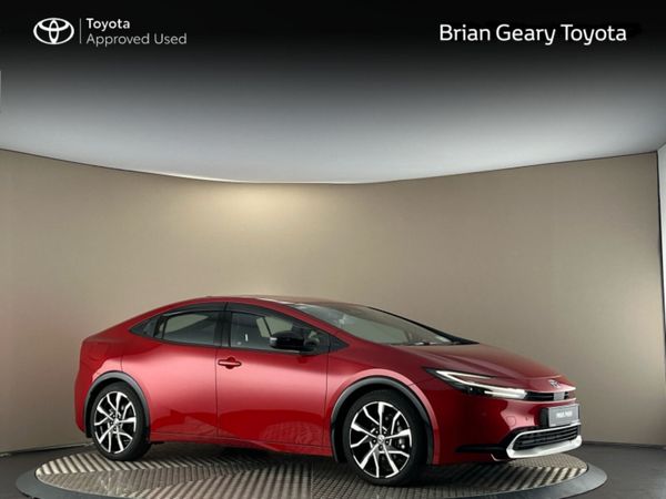 Toyota Prius Saloon, Petrol Plug-in Hybrid, 2025, Red