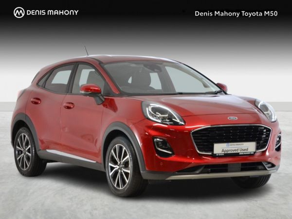 Ford Puma SUV, Petrol Hybrid, 2023, Red