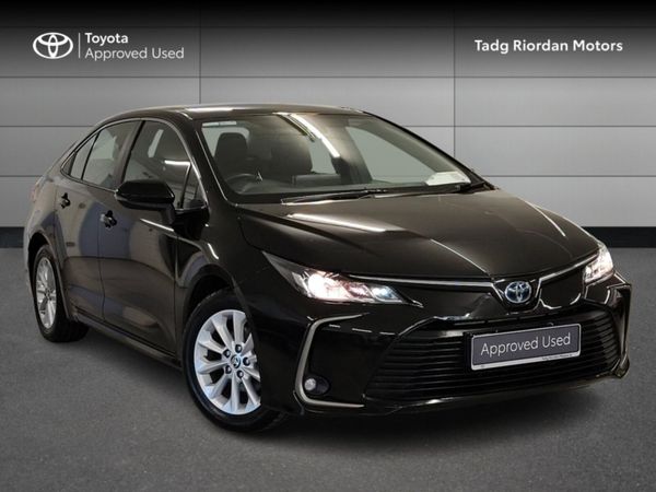 Toyota Corolla Saloon, Petrol Hybrid, 2022, Black