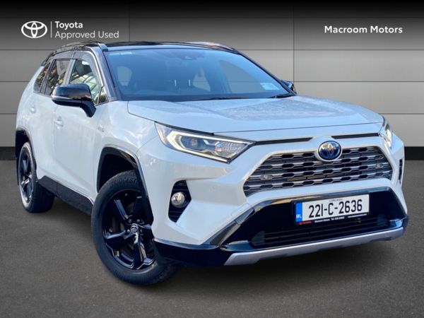 Toyota RAV4 SUV, Petrol Hybrid, 2022, White
