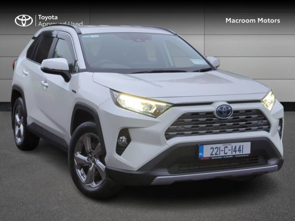 Toyota RAV4 SUV, Petrol Hybrid, 2022, White