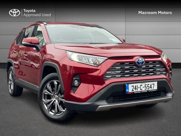 Toyota RAV4 SUV, Petrol Hybrid, 2024, Red