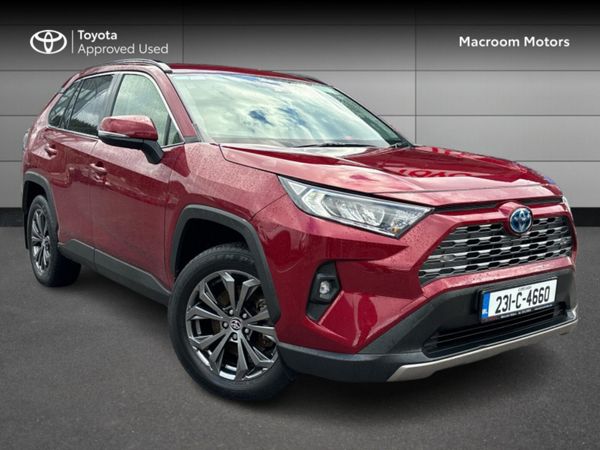 Toyota RAV4 SUV, Petrol Hybrid, 2023, Red