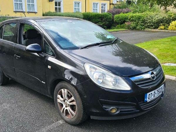 Opel Corsa Hatchback, Petrol, 2007, Black