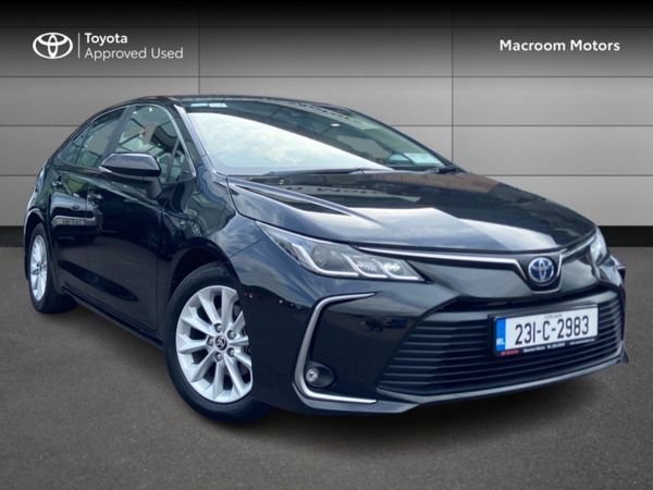 Toyota Corolla Saloon, Petrol Hybrid, 2023, Black