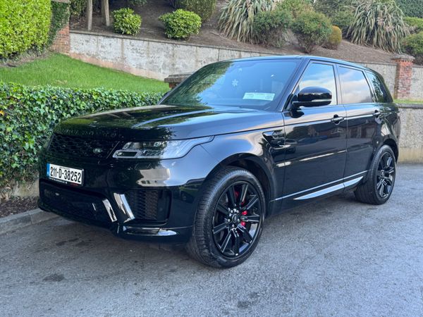 Land Rover Range Rover Sport SUV, Petrol Plug-in Hybrid, 2021, Black