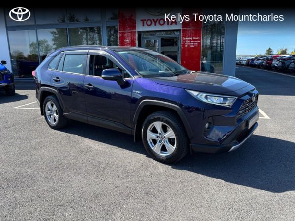 Toyota RAV4 SUV, Petrol Hybrid, 2021, Blue