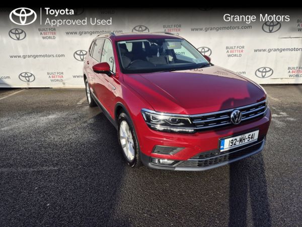 Volkswagen Tiguan SUV, Diesel, 2019, Red