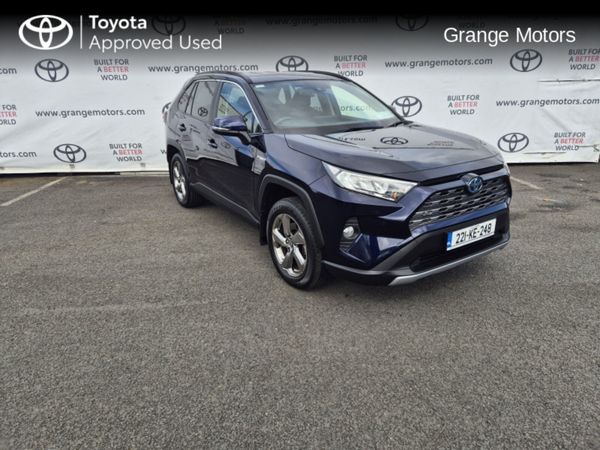 Toyota RAV4 SUV, Petrol Hybrid, 2022, Blue