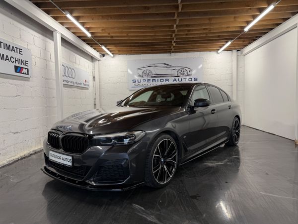BMW 5-Series Saloon, Diesel Hybrid, 2021, Grey