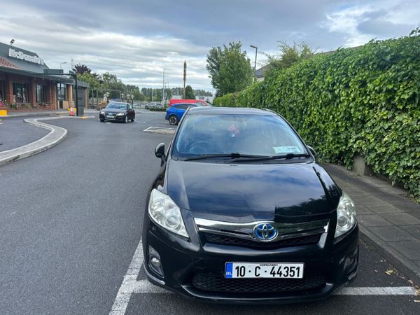 Toyota Auris Hatchback, Petrol Hybrid, 2010, Black