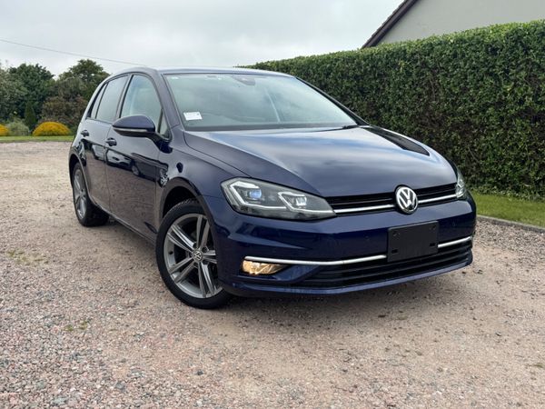 Volkswagen Golf Hatchback, Petrol, 2019, Blue
