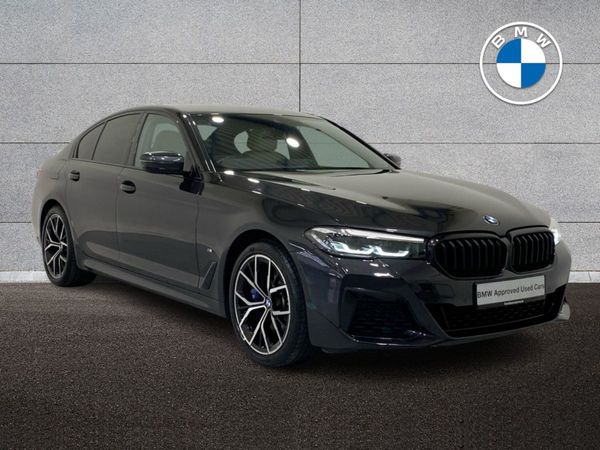 BMW 5-Series Saloon, Petrol Plug-in Hybrid, 2021, Grey