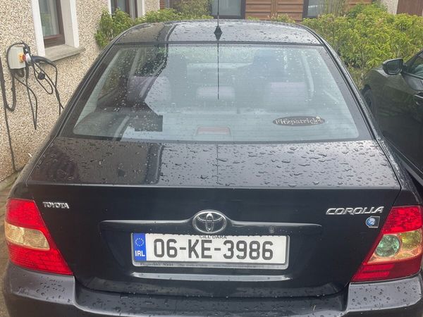 Toyota Corolla Saloon, Petrol, 2006, Black