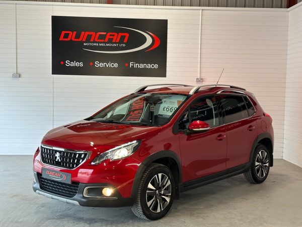 Peugeot 2008 SUV, Petrol, 2017, Red