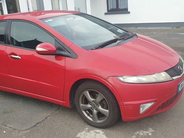 Honda Civic Hatchback, Petrol, 2009, Red