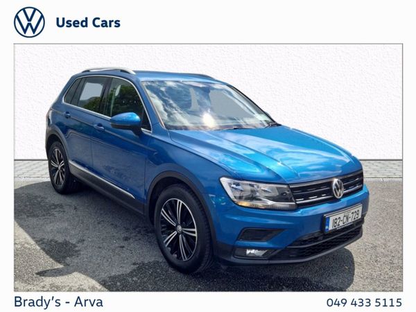 Volkswagen Tiguan SUV, Diesel, 2018, Blue