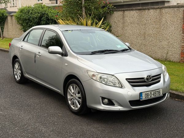 Toyota Corolla Saloon, Petrol, 2008, Silver