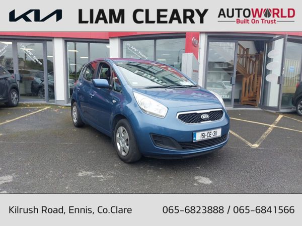 Kia Venga MPV, Petrol, 2015, Blue