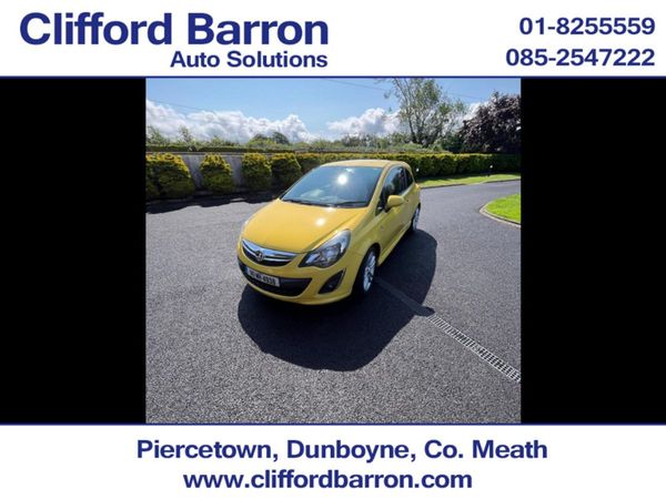 Vauxhall Corsa Hatchback, Petrol, 2014, Yellow