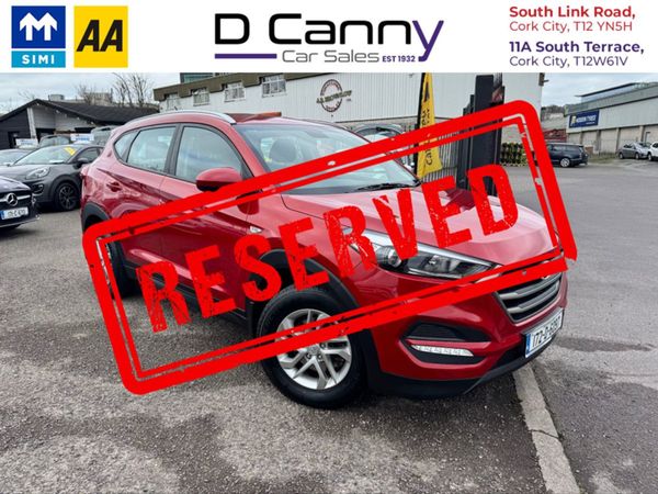 Hyundai Tucson Estate, Diesel, 2017, Red