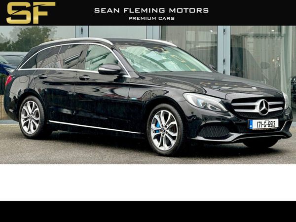 Mercedes-Benz C-Class Estate, Petrol Plug-in Hybrid, 2017, Black