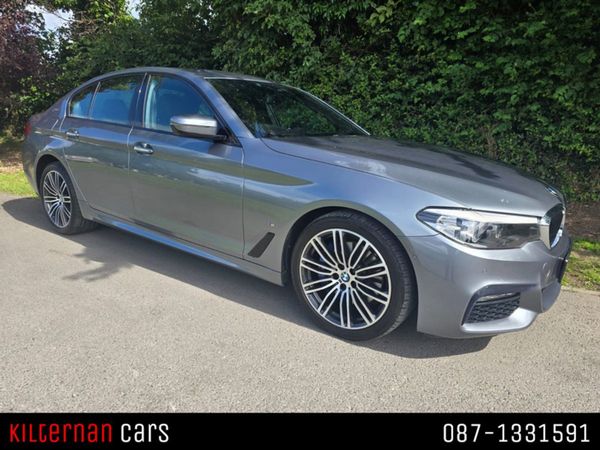 BMW 5-Series Saloon, Petrol Plug-in Hybrid, 2017, Blue