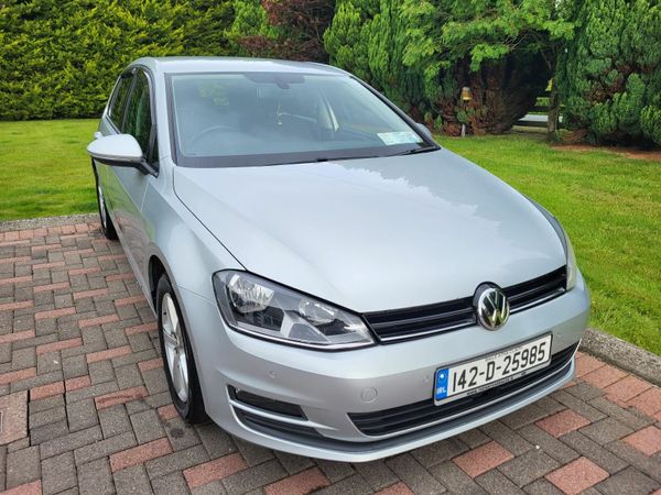 Volkswagen Golf Hatchback, Diesel, 2014, Silver
