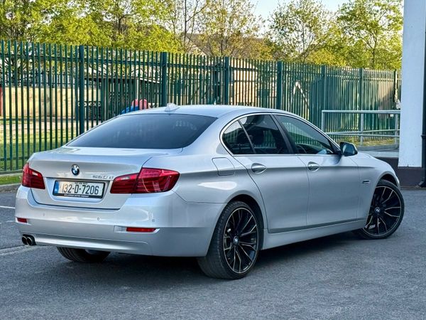 BMW 5-Series Saloon, Diesel, 2013, Silver
