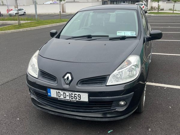 Renault Clio Hatchback, Ethanol Petrol, 2010, Black