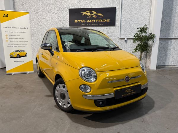 Fiat 500 Hatchback, Petrol, 2015, Yellow