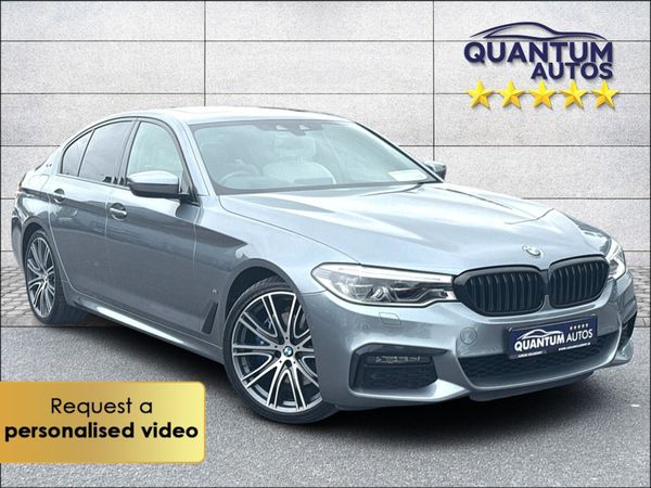 BMW 5-Series Saloon, Petrol Plug-in Hybrid, 2019, Grey