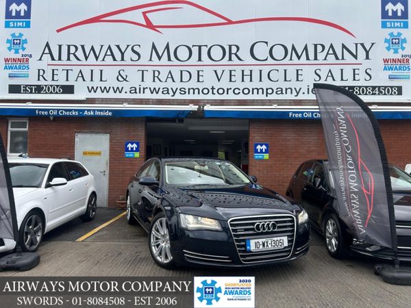 Audi A8 Saloon, Diesel, 2010, Blue