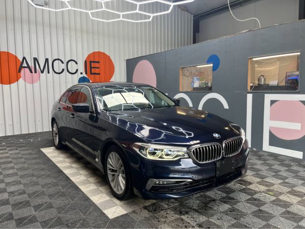 BMW 5-Series Saloon, Petrol Hybrid, 2017, Blue